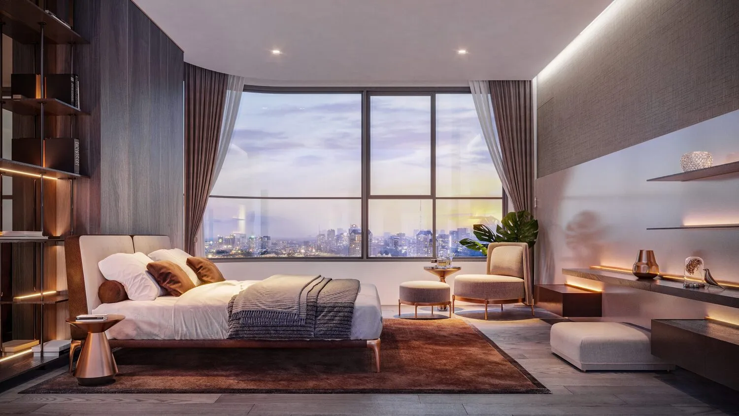 Phòng ngủ căn hộ Suro Collection Saigon