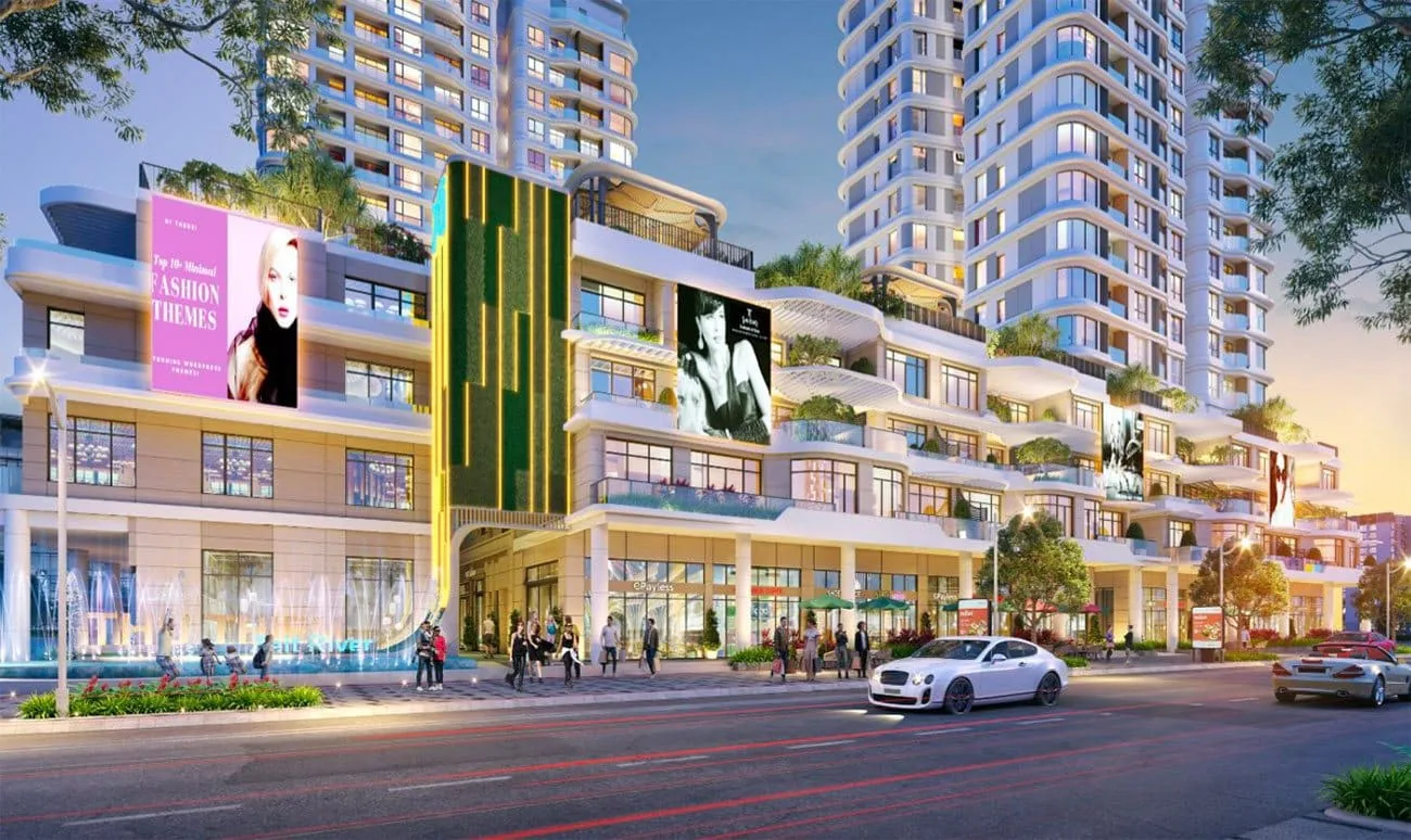 Khối đế thương mại Suro Collection Saigon mặt tiền đường