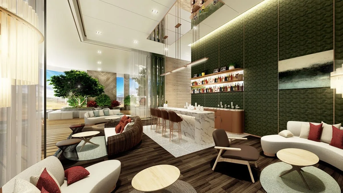 Sky Lounge tầng 20 tháp T2 Suro Collection Saigon